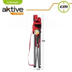 AKTIVE - Chaise De Camping XL Avec Porte-Gobelet -Camping En Plein Air Boutique aktive chaise de camping xl avec porte gobelet 6