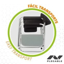 AKTIVE - Chaise Pliante Avec Table Amovible -Camping En Plein Air Boutique aktive chaise pliante avec table amovible 3