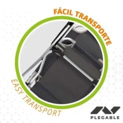 AKTIVE - Chaise Pliante Camping Fixe En Aluminium 54 X 57 X 91 Cm, Gris -Camping En Plein Air Boutique aktive chaise pliante camping fixe en aluminium 54 x 57 x 91 cm gris 3