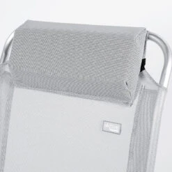 AKTIVE - Chaise Pliante Haute Avec Dossier Haut Réglable 5 Positions, Gris -Camping En Plein Air Boutique aktive chaise pliante haute avec dossier haut reglable 5 positions gris 4