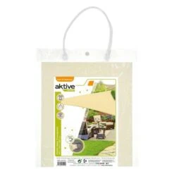 Aktive Garden Uv50 Store Triangulaire Couleur Crème -Camping En Plein Air Boutique aktive garden uv50 store triangulaire couleur creme 3