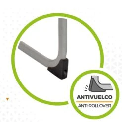 AKTIVE - Table Pliante En Aluminium Et Bois. Table De Camping 80x60x70 Cm -Camping En Plein Air Boutique aktive table pliante en aluminium et bois table de camping 80x60x70 cm 4