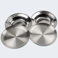 Assiette Camping Plate Et Creuse | Diamètre Env. 23 Cm | 2 Assiettes De Chaque -Camping En Plein Air Boutique assiette camping plate et creuse diametre env 23 cm 2 assiettes de chaque 3