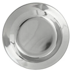 Assiette Creuse De Camping Inox | Diamètre Env. 22 - 24 Cm | 1 Assiette