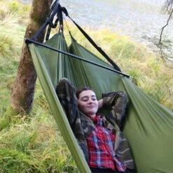 Auvent 2 En 1 - Bâche Et Hamac 330 X 120 - Vert 7 Auvent 2 En 1 - Bâche Et Hamac 330 X 120 - Vert -Camping En Plein Air Boutique auvent 2 en 1 bache et hamac 330 x 120 vert 2