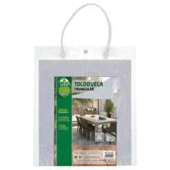 Auvent Triangulaire En Polyester Aktive Garden Coloris Blanc -Camping En Plein Air Boutique auvent triangulaire en polyester aktive garden coloris blanc 3
