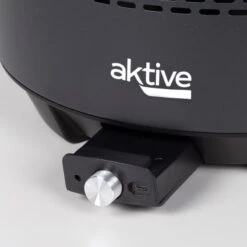 Barbecue Rond Noir Sans Fumée 2 En 1 Ø34 Cm Aktive -Camping En Plein Air Boutique barbecue rond noir sans fumee 2 en 1 o34 cm aktive 4