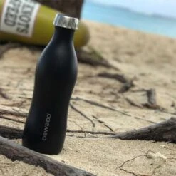 Bouteille Isotherme Cocktail Collection Black Sun - 750 Ml - Noir -Camping En Plein Air Boutique bouteille isotherme cocktail collection black sun 750 ml noir 2