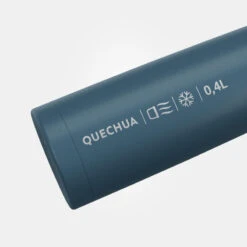 Quechua Bouteille Isotherme Inox 0,4L Avec Gobelet Pour La Randonnée - Bleu -Camping En Plein Air Boutique bouteille isotherme inox 04l avec gobelet pour la randonnee bleu 2