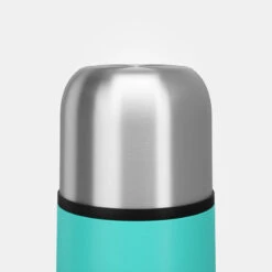 Quechua Bouteille Isotherme Inox 0,4L Avec Gobelet Pour La Randonnée - Turquoise 13 Quechua Bouteille Isotherme Inox 0,4L Avec Gobelet Pour La Randonnée - Turquoise -Camping En Plein Air Boutique bouteille isotherme inox 04l avec gobelet pour la randonnee turquoise 3