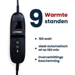 Couverture Électrique Luvego Avec Polaire/Sherpa - Brun Foncé 10 Couverture Électrique Luvego Avec Polaire/Sherpa - Brun Foncé -Camping En Plein Air Boutique couverture electrique luvego avec polairesherpa brun fonce 3