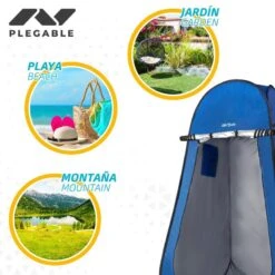 Douche De Camping Et Tente à Langer Sans Plancher Aktive 120x120x185 Cm -Camping En Plein Air Boutique douche de camping et tente a langer sans plancher aktive 120x120x185 cm 3