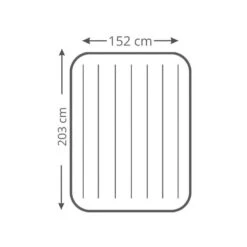 Intex Downy Queen Airbed - Lit Gonflable - 203x152x25cm - Avec Accessoires 8 Intex Downy Queen Airbed - Lit Gonflable - 203x152x25cm - Avec Accessoires -Camping En Plein Air Boutique downy queen airbed lit gonflable 203x152x25cm avec accessoires 3