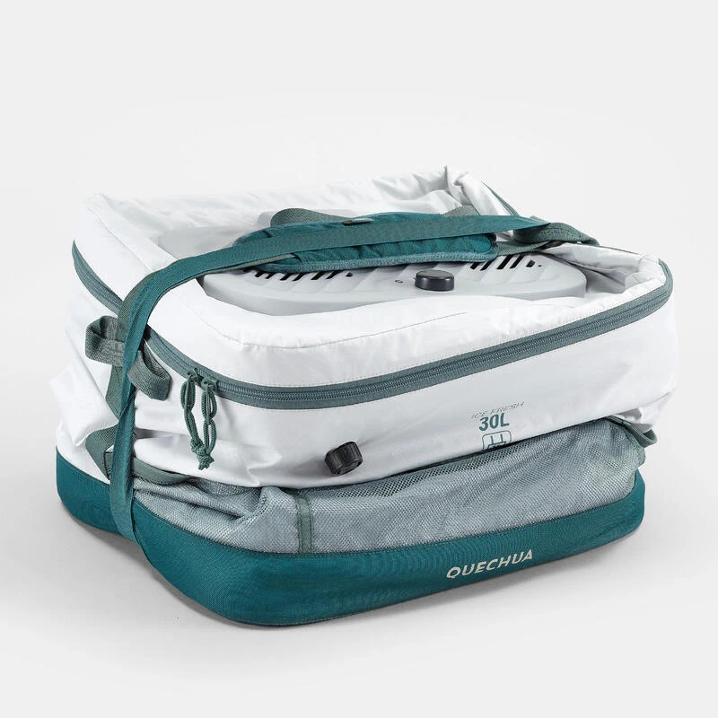 Quechua GLACIÈRE SOUPLE ÉLECTRIQUE DE CAMPING - 30 LITRES - CONSERVATION AU FRAIS 96 H 4 Quechua GLACIÈRE SOUPLE ÉLECTRIQUE DE CAMPING - 30 LITRES - CONSERVATION AU FRAIS 96 H – Image 4