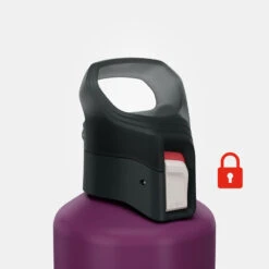 Quechua Gourde Alu 1L Avec Bouchon à Ouverture Rapide Pour La Randonnée - Violet 13 Quechua Gourde Alu 1L Avec Bouchon à Ouverture Rapide Pour La Randonnée - Violet -Camping En Plein Air Boutique gourde alu 1l avec bouchon a ouverture rapide pour la randonnee violet 3