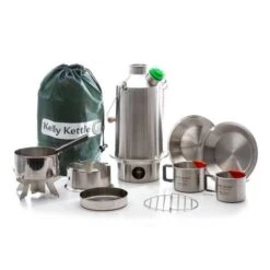 Kelly Kettle Kit 'Base Camp' Ultime - Acier Inoxydable NOUVEAU