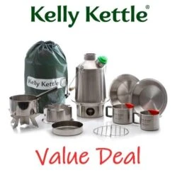 Kelly Kettle Kit Ultime 'Scout' - Acier Inoxydable NOUVEAU -Camping En Plein Air Boutique kelly kettle kit ultime scout acier inoxydable nouveau 2