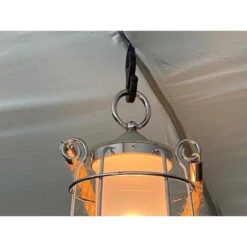 Lampe Lanterne De Camping LED Kiruna - Rechargeable - USB - Bambou - Style Rétro -Camping En Plein Air Boutique lampe lanterne de camping led kiruna rechargeable usb bambou style retro 3