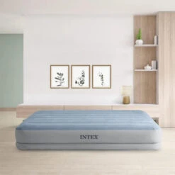 Matelas Gonflable - Intex Mid-Rise Comfort -2 Personnes -Camping En Plein Air Boutique matelas gonflable intex mid rise comfort 2 personnes 4