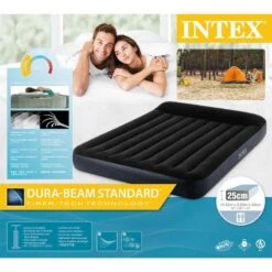 Matelas Gonflable - Intex Pillow Rest Classic -2 Personnes -Camping En Plein Air Boutique matelas gonflable intex pillow rest classic 2 personnes 4