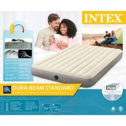 Matelas Gonflable - Intex Single-High -2 Personnes 9 Matelas Gonflable - Intex Single-High -2 Personnes -Camping En Plein Air Boutique matelas gonflable intex single high 2 personnes 4