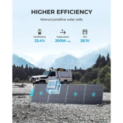 Panneau Solaire BLUETTI PV200 | 200 W 9 Panneau Solaire BLUETTI PV200 | 200 W -Camping En Plein Air Boutique panneau solaire bluetti pv200 200 w 2