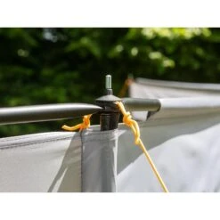 Paravent De Camping Bora - Brise-Vue - 4,5 X 1,4 M - Résistant Au Vent - Gris -Camping En Plein Air Boutique paravent de camping bora brise vue 45 x 14 m resistant au vent gris 5