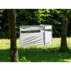 Paravent De Camping Bora - Brise-Vue - 6,0 X 1,4 M - Résistant Au Vent - Gris -Camping En Plein Air Boutique paravent de camping bora brise vue 60 x 14 m resistant au vent gris 3