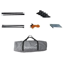 Paravent De Camping Bora - Brise-Vue - 6,0 X 1,4 M - Résistant Au Vent - Gris -Camping En Plein Air Boutique paravent de camping bora brise vue 60 x 14 m resistant au vent gris 6