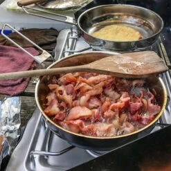 Pathfinder Poêle à Frire Pliable En Acier Inoxydable Avec Couvercle -Camping En Plein Air Boutique pathfinder poele a frire pliable en acier inoxydable avec couvercle 3