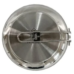 Pathfinder Poêle à Frire Pliable En Acier Inoxydable Avec Couvercle -Camping En Plein Air Boutique pathfinder poele a frire pliable en acier inoxydable avec couvercle 4