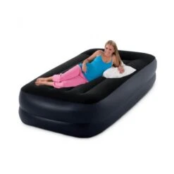 Intex Pillow Rest Raised Twin - Lit Gonflable - 191x99x42cm - Compris Les Accessoires -Camping En Plein Air Boutique pillow rest raised twin lit gonflable 191x99x42cm compris les accessoires 2