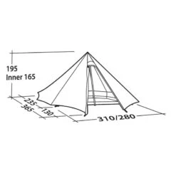Robens Cône Vert PRS - Tipi Tent Pour Quatre Personnes 7 Robens Cône Vert PRS - Tipi Tent Pour Quatre Personnes -Camping En Plein Air Boutique robens cone vert prs tipi tent pour quatre personnes 2