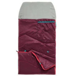 Quechua SAC DE COUCHAGE ENFANT MH100 10°C - PRUNE 14 Quechua SAC DE COUCHAGE ENFANT MH100 10°C - PRUNE -Camping En Plein Air Boutique sac de couchage enfant mh100 10c prune 4