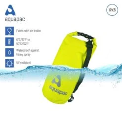 Aquapac Sac étanche 25L Heavyweight Avec Bandoulière Blu -Camping En Plein Air Boutique sac etanche 25l heavyweight avec bandouliere blu 3
