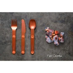 SET 3 COUVERTS MAGNÉTIQUES MAGWARE - CAMPING BIVOUAC - ALUMINUM DUR - AVEC ÉTUI -Camping En Plein Air Boutique set 3 couverts magnetiques magware camping bivouac aluminum dur avec etui 3