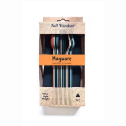 SET COMPLET DE 5 JEUX DE 3 COUVERTS MAGNÉTIQUES CAMPING EN ALUMINUM DUR - ÉTUI -Camping En Plein Air Boutique set complet de 5 jeux de 3 couverts magnetiques camping en aluminum dur etui 3