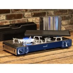 Set Réchaud à Gaz 2 Feux - Skandika Brann - Camping - Allumage Piezo - Mallette -Camping En Plein Air Boutique set rechaud a gaz 2 feux skandika brann camping allumage piezo mallette 5