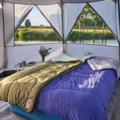 Tente Coleman 8 Personnes Octagon Gris 11 Tente Coleman 8 Personnes Octagon Gris -Camping En Plein Air Boutique tente coleman 8 personnes octagon gris 4