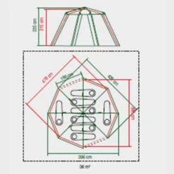 Tente Coleman 8 Personnes Octagon Gris 13 Tente Coleman 8 Personnes Octagon Gris -Camping En Plein Air Boutique tente coleman 8 personnes octagon gris 6