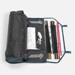 Quechua Tente De Camping - MH100 - 3 Places - Fresh & Black -Camping En Plein Air Boutique tente de camping mh100 3 places fresh and black 3