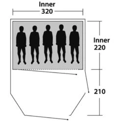 Tente De Camping Outwell Earth 5 -Camping En Plein Air Boutique tente de camping outwell earth 5 2