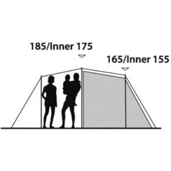 Tente De Camping Outwell Earth 5 -Camping En Plein Air Boutique tente de camping outwell earth 5 3