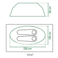 Coleman Tente Galiano Bleue - 2 Personnes -Camping En Plein Air Boutique tente galiano bleue 2 personnes 5