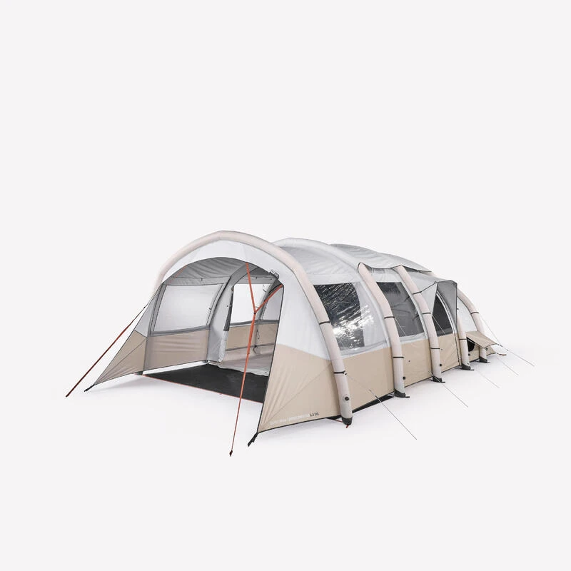 Quechua Tente Gonflable De Camping - Air Seconds 6.3 XXL F&B - 6 Personnes - 3 Chambres 1 Quechua Tente Gonflable De Camping - Air Seconds 6.3 XXL F&B - 6 Personnes - 3 Chambres