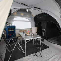 Quechua Tente Gonflable De Camping - Air Seconds 8.4 F&B - 8 Places - 4 Chambres -Camping En Plein Air Boutique tente gonflable de camping air seconds 84 f and b 8 places 4 chambres 3
