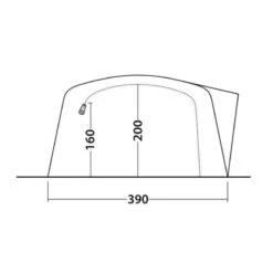Tente Gonflable Outwell Knightdale 8PA -Camping En Plein Air Boutique tente gonflable outwell knightdale 8pa 4