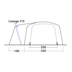 Tente Gonflable Outwell Oakdale 5PA -Camping En Plein Air Boutique tente gonflable outwell oakdale 5pa 4