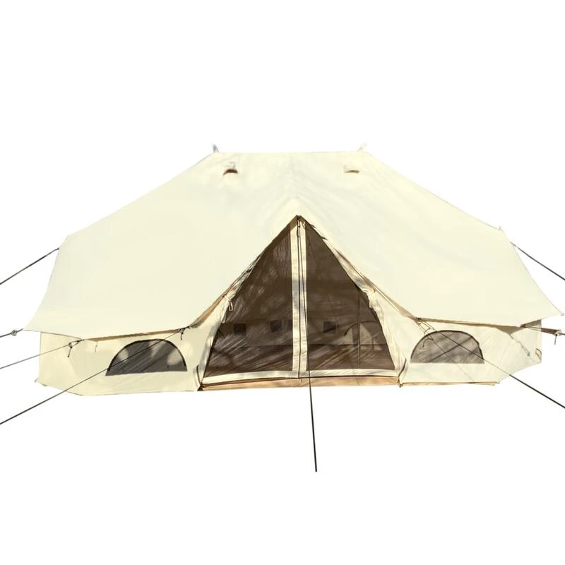 Tente Tipi En Coton - Freya - 12 Personnes - 6 X 4 M – 3m Hauteur - Moustiquaire 1 Tente Tipi En Coton - Freya - 12 Personnes - 6 X 4 M – 3m Hauteur - Moustiquaire